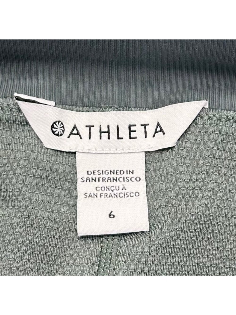 ATHLETA Soho Skort Women's 6 Green Pockets Active - Picture 2 of 14